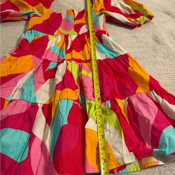 Flying Tomato Colorful Puff Sleeve Dress - Picture 2 of 3